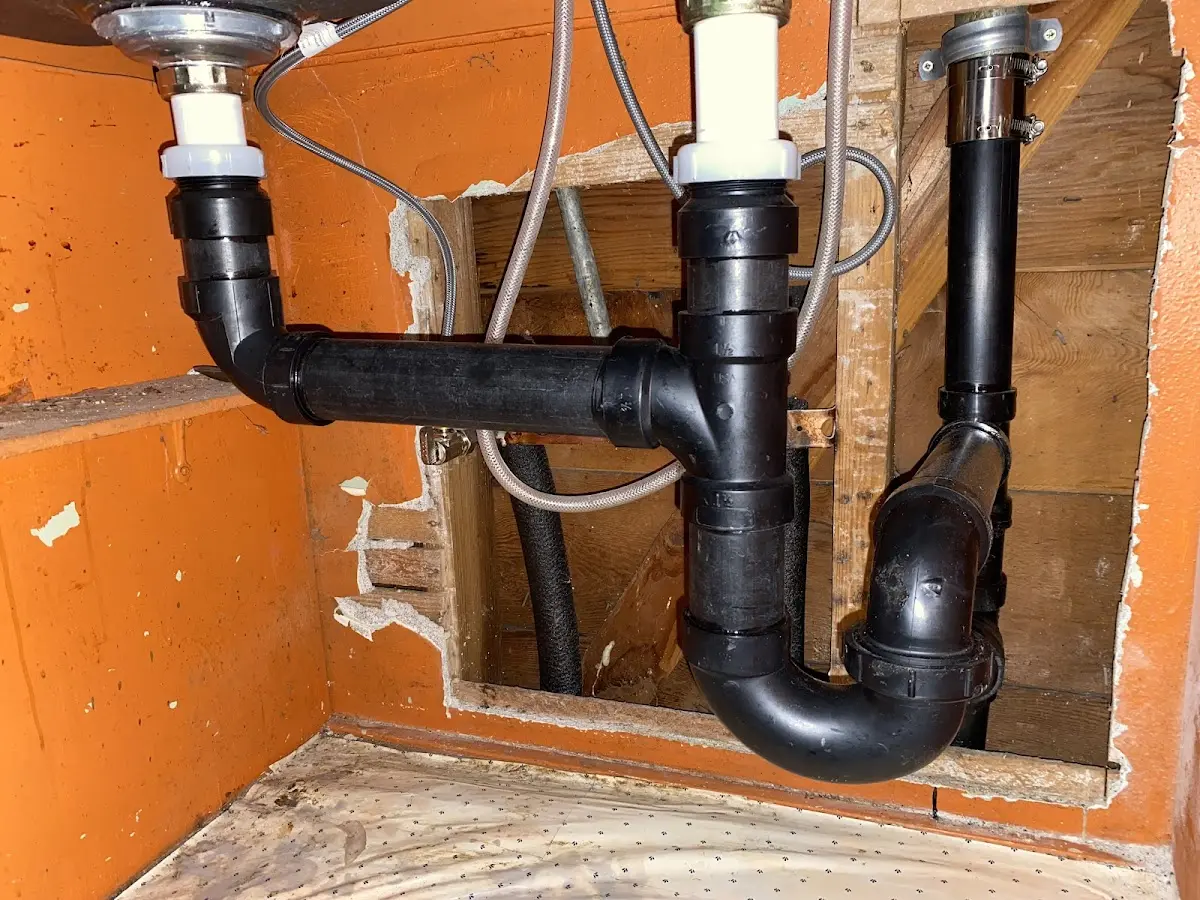 Professional Bathroom Installation equipment and tools on the job in Avalon